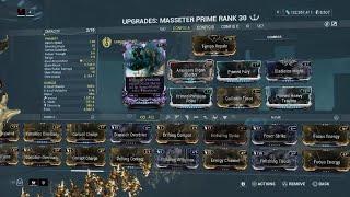 Warframe masseter prime build and test