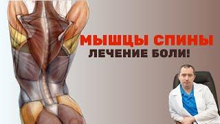 Мышцы спины и лечение боли!