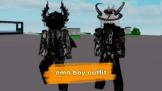 brookhaven outfit ideas emo boy