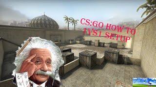 CS:GO how to setup 1vs1 AIM Map with friends