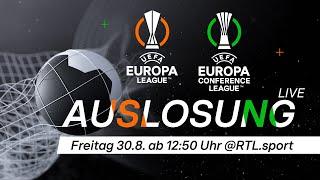 LIVE Auslosung der Ligaphase UEFA Europa & Conference League | RTL Sport