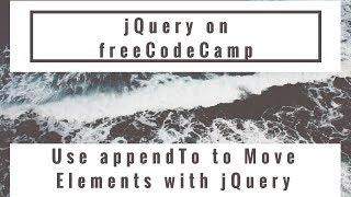 Clone an Element Using jQuery, jQuery in freeCodeCamp