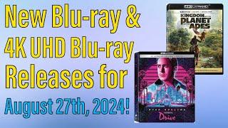 New Blu-ray & 4K UHD Blu-ray Releases for August 27th, 2024!