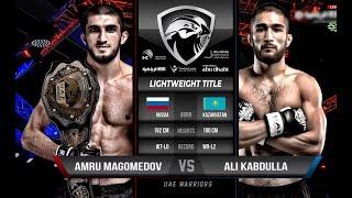  UAE Warriors 51 LW Title Fight - AMRU MAGOMEDOV vs ALI KABDULLA