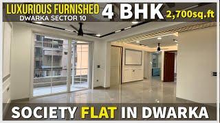 4 BHK Society Flats in Dwarka | Gated Society Flats Apartments in Sector 10, Dwarka Delhi