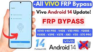 -All Vivo FRP Bypass New Security 2024 Without PC -Vivo Android 14 Frp Google Account -No Talkback!