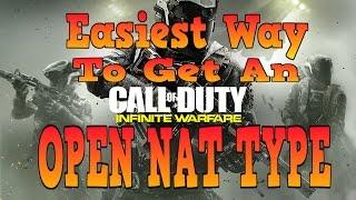 Call Of Duty Infinite Warfare How To Get An Open Nat Type Easiest Way (cod iw mwr)