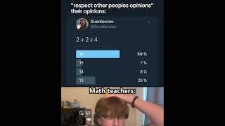 2 + 2 * 4?  When Math Teachers See These Answers… Ehhh! ‍️‍️ #MathFails #OrderOfOperations