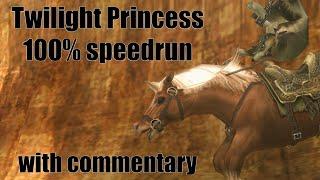 Commentated Twilight Princess 100% speedrun