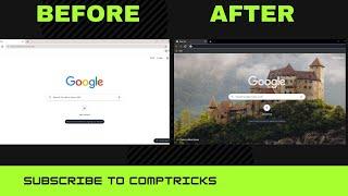 Convert Simple interface to cool interface of chrome {By Comptricks}