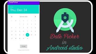 Date Picker|Current Date in Android studio|#tech_free