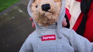 SUPREME WEEK 18 FW18 | STEIFF TEDDY BEAR + CHAMPION HOODIE | LONDON INSTORE DROP