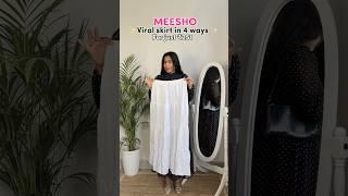 Meesho Viral Skirt for just ₹251  #meeshohaul #meesho #meeshoapp #fyp #skirts #style #tryonhaul