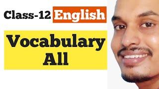 Vocabulary All | English | Class-12 | NEB | Online Tuition by Shyam Sir