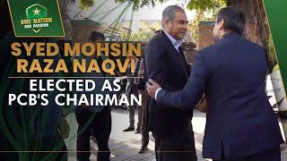 Syed Mohsin Raza Naqvi elected as PCB's Chairman | PCB | MA2A