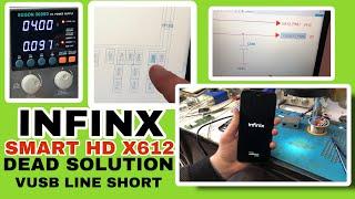 Infinix smart hd dead solution | infinx x612 head solution | vusb line full short solution