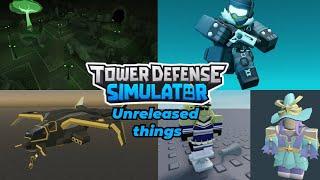 Every unreleased thing | Tower Defense Simulator