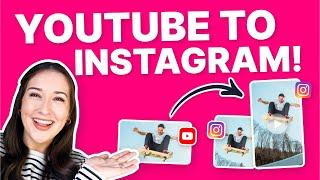 How to Post a YouTube Video on Instagram | STORY, REEL, IGTV & POST!