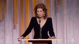 Sophia Loren honors Lina Wertmüller at the 2019 Governors Awards