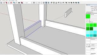 가구디자인 스케치업(SketchUp)  기초 무료강좌 1 _ 기본 테이블 그려보기