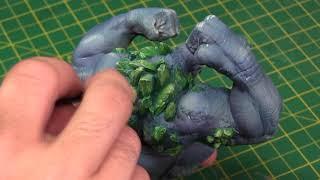 Painting green rocks/crystals tutorial