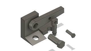 3D Animation of Lever Safety Valve Design in Fusion 360 | Mechanical Engineering Tutorial