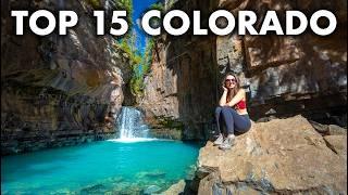 TOP 15 WATERFALLS TO VISIT IN COLORADO