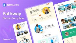 Meet Pathway Gutenberg Template by ZoloBlocks