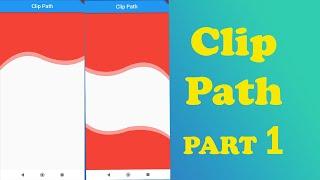 2- كورس شامل يتضمن جميع جوانب Flutter - (كيفية عمل المنحنيات clip path | CustomClipper)