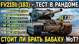 Обзор FV215b (183) - Королева ваншотов  Стоит ли брать бабаху на аукционе World of Tanks 2023