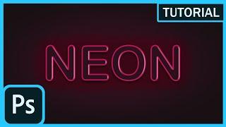 EFECTO NEON en texto FÁCIL | TUTORIAL PHOTOSHOP en ESPAÑOL - lentedl