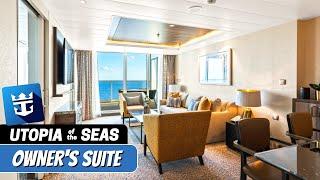 Utopia of the Seas | Owner's Suite Full Walkthrough Tour | Royal Caribbean | 2024 | 4K