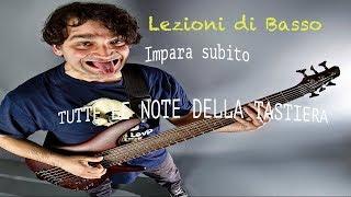 Lezione di basso n. 4: Impara subito tutte le note della tastiera!!!