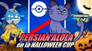 PERSIAN ALOLA SHINY EN LA HALLOWEEN CUP - GO BATTLE LEAGUE - Pokémon Go PvP