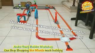 Hot Wheels RC 1:64 in action in the city of Andre Track Builder