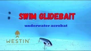 Crankbait Westin Swim Glidebait fishing lure underwater test