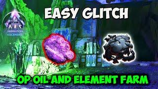 Aberration OP TRICK!! | How To get 1000s of OIL and ELEMENT ORE Easy in ARK Ascended