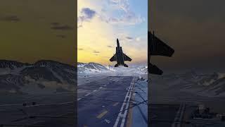 Incredible F-15 Stunt Performance on the Aircraft Carrier
