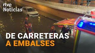 LLUVIAS: Los EQUIPOS de EMERGENCIA de MADRID han atendido casi 500 INCIDENCIAS por el AGUA | RTVE