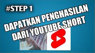 Step 1,  cara dapat penghasilan tambahan #shorts #youtubeshorts #uanggratis #penghasiluang