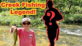 Fishing with a Creek Fishing LEGEND!