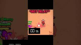 Nita Normal Delay Vs Bot Delay  #shorts #brawlstars