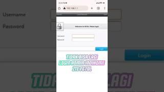 Tidak Bisa Lagi Login Admin Modem Indihome ZTE F670L #wifi #zte #indihome #shorts