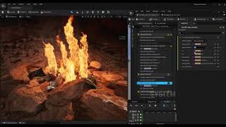 Unreal Engine UE5 | Niagara | Fire Simulation