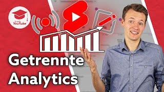 YouTube-Analytics Update: Videos, Shorts und Livestreams getrennt analysieren