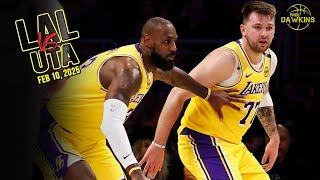 Los Angeles Lakers Full Team Highlights vs Jazz | Luka's Debut | Feb 10, 2025 | FreeDawkins