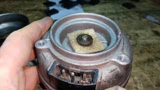 How to repair a stopped dirty refrigerator condenser fan motor