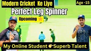 Modern Cricket ka उभरता हुआ leg Spinner ! Sharp leg Spin Bowling by Maaz Khan !