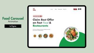 Food Cool Carousel Animation #figmaanimation #figmadesign