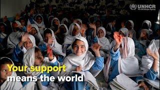 UNHCR - Your support for education means the world